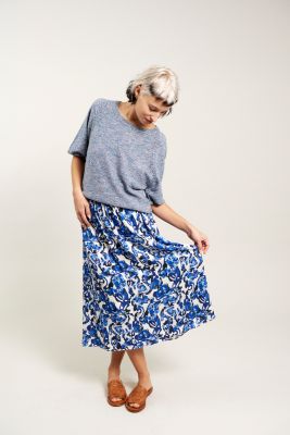 Kitchener Items - Solea 3/4 Sleeve Top - Green & Rosé