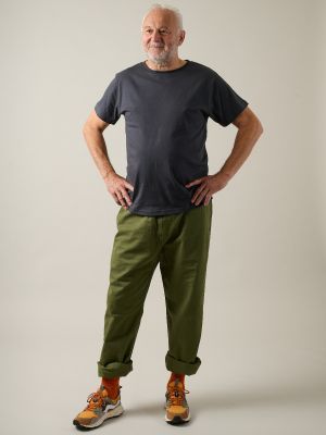 Kitchener Items - Marlon SS Uni T-Shirt Blue Graphite