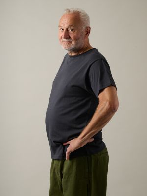 Kitchener Items - Marlon SS Uni T-Shirt Blue Graphite