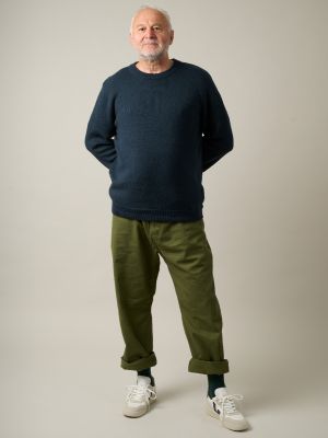 Kitchener Items - Ambrose Jumper Antra & Mid Blue