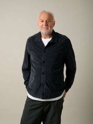 Kitchener Items - Uomo Overshirt Velluto Jet Black