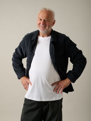 Kitchener Items - Uomo Overshirt Velluto Jet Black