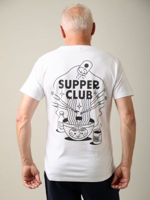 Kitchener Items - Marlon SS Print UNISEX Tee - Supper Club