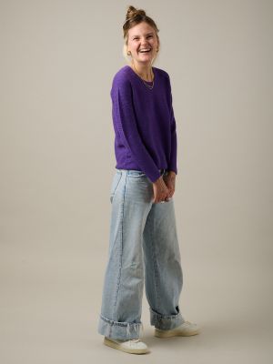 Kitchener Items - Calla Roundneck Jumper Violet
