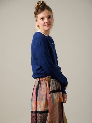 Kitchener Items - Belle Cardigan Blue Gitane