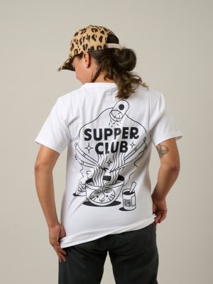 Kitchener Items - Marlon SS Print UNISEX Tee - Supper Club
