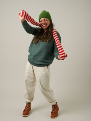 Kitchener Items - Ilvi Optik Jumper Green / Greyblue