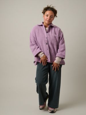 Kitchener Items - Camicia Oversized Blouse Lila Mohair