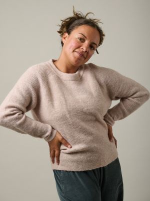 Kitchener items - Asta Roundneck Jumper Snow Grey