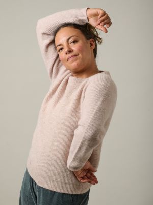 Kitchener items - Asta Roundneck Jumper Snow Grey