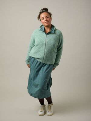Kitchener Items - Nelina Mockneck Zip Cardigan Mint