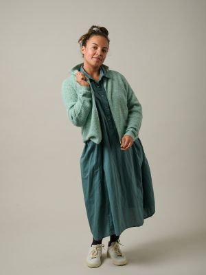 Kitchener Items - Nelina Mockneck Zip Cardigan Mint