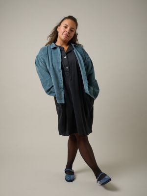 Kitchener Items - Camicia Manica Lunga Velluto Stormy Weather