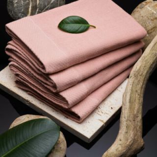 Bienvenue Studios Japanese Gauze Organic Towel 58 X 110 in Nude 