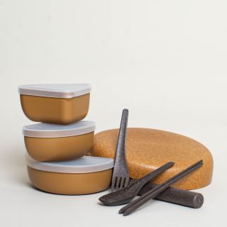 A-List Upcycling Lab Bento Brown