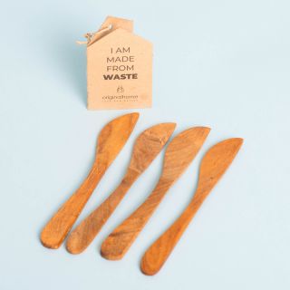 Original Home Knife Reclaimed Teak Set of 4