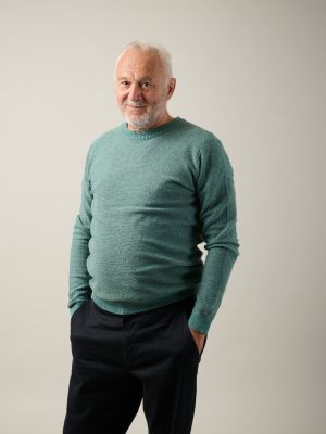 Kitchener items - ABC Tapio Crossstich Jumper - Dark Blue & Zimt