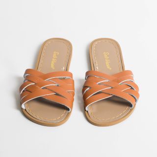 Salt-Water Sandal Retro Slide in Tan 