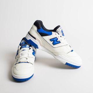 New Balance - Men's 550 - Sea Salt with Team Royal and Black