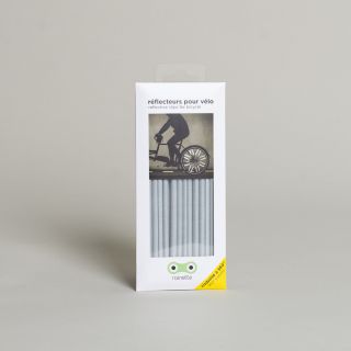 Rainette Big Reflectors for Bike Spokes - Silver