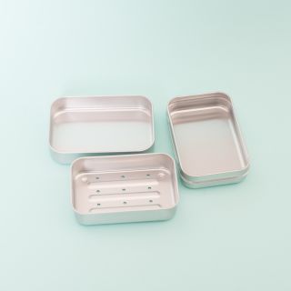 Le Baigneur Aluminium Soap Box