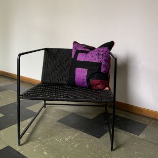 SOME - Ramzi Armchair - Black, Berber, Black