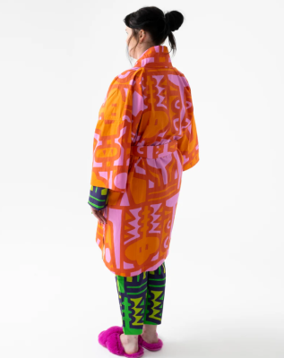 Irregular Sleep Patterns - Chameleon Robe in Cayenne