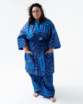 Irregular Sleep Patterns - Sidewinder Robe in Blueberry