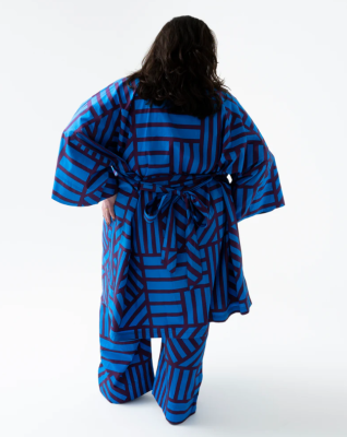 Irregular Sleep Patterns - Sidewinder Robe in Blueberry