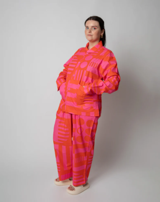 Irregular Sleep Patterns - Paradox Jacket in Hot Pink 