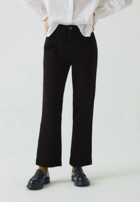 TOAST Denim Slim Women's Trousers - Carbon Black